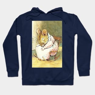 Mouse Asleep in Rocking Chair - Beatrix Potter Hoodie